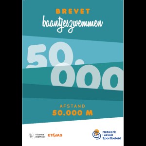 Baantjeszwemmen - 50.000m - Kaarten (10st.)
