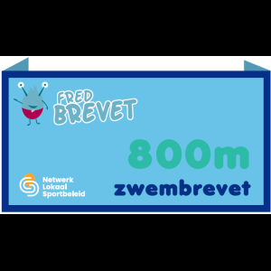 Afstandszwemmen - 800m - Badges (10st.)