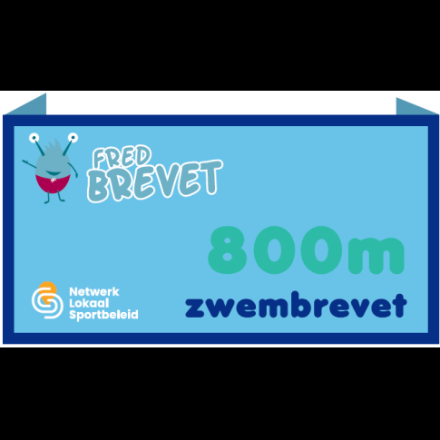 Afstandszwemmen - 800m - Badges (10st.)