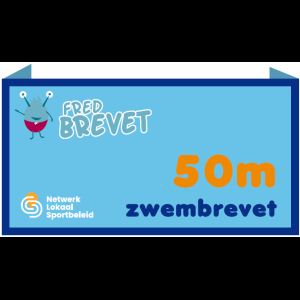 Afstandszwemmen - 50m - Badges (10st.)
