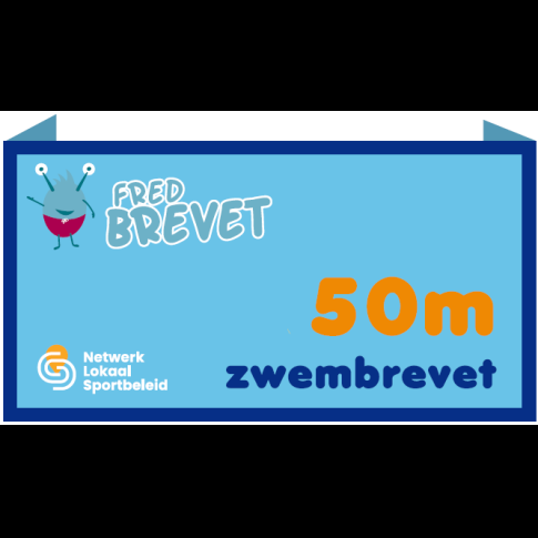 Afstandszwemmen - 50m - Badges (10st.)