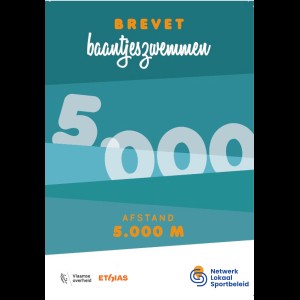 Baantjeszwemmen - 5.000m - Kaarten (10st.)