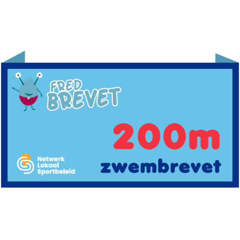 Afstandszwemmen - 200m - Badges (10st.)
