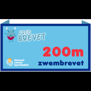 Afstandszwemmen - 200m - Badges (10st.)