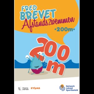Afstandszwemmen - 200m - Kaarten (50st.)