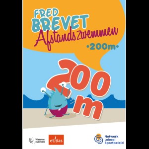 Afstandszwemmen - 200m - Kaarten (50st.)