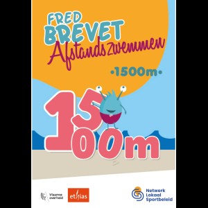 Afstandszwemmen - 1.500m - Kaarten (50st.)