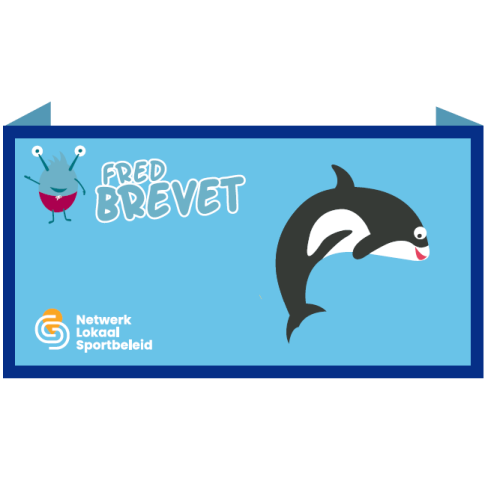 Leren veilig zwemmen - Orka - Badges (10st.)