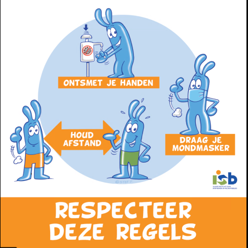 Bordje "Respecteer deze regels"