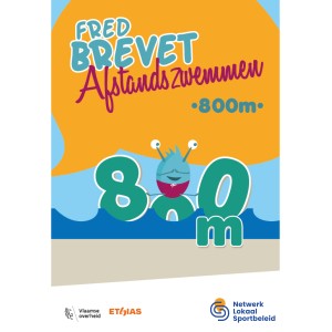 Afstandszwemmen - 800m - Kaarten (50st.)