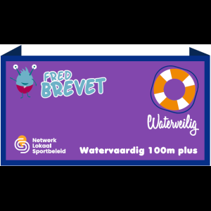 Waterveilig - 100m plus - Badges (10st.)