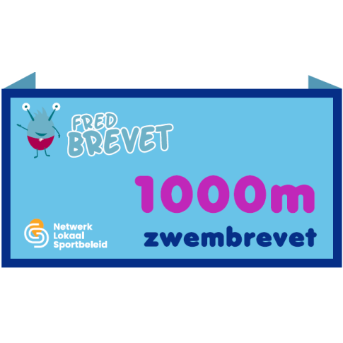 Afstandszwemmen - 1.000m - Badges (10st.)