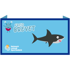 Leren veilig zwemmen - Haai - Badges (10st.)