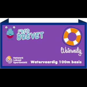 Waterveilig - 100m basis - Badges (10st.)