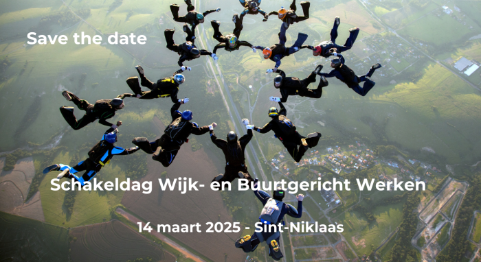 Schakeldag wijk- en buurtgericht werken versterken - Save The Date