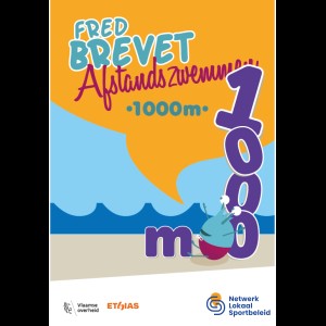 Afstandszwemmen - 1.000m - Kaarten (50st.)
