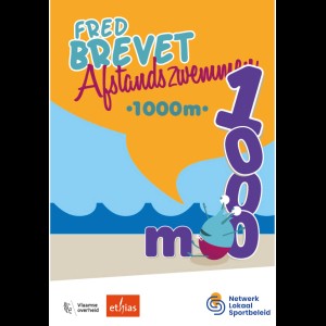 Afstandszwemmen - 1.000m - Kaarten (50st.)