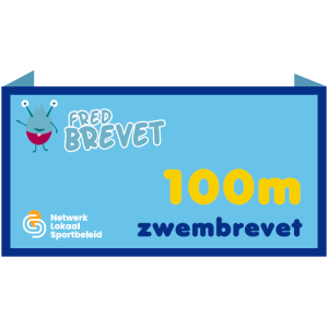 Afstandszwemmen - 100m - Badges (10st.)