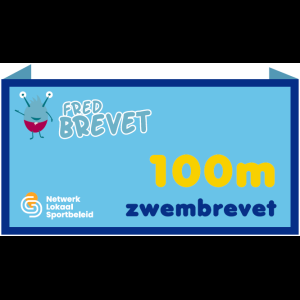 Afstandszwemmen - 100m - Badges (10st.)