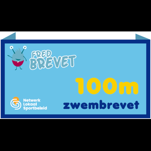 Afstandszwemmen - 100m - Badges (10st.)