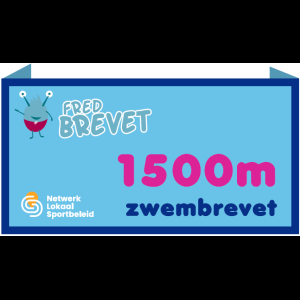 Afstandszwemmen - 1.500m - Badges (10st.)