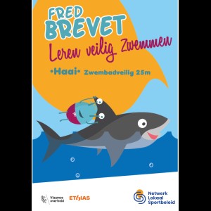 Leren veilig zwemmen - Haai - Kaarten (10st.)