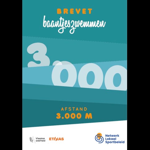 Baantjeszwemmen - 3.000m - Kaarten (10st.)