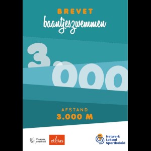 Baantjeszwemmen - 3.000m - Kaarten (10st.)