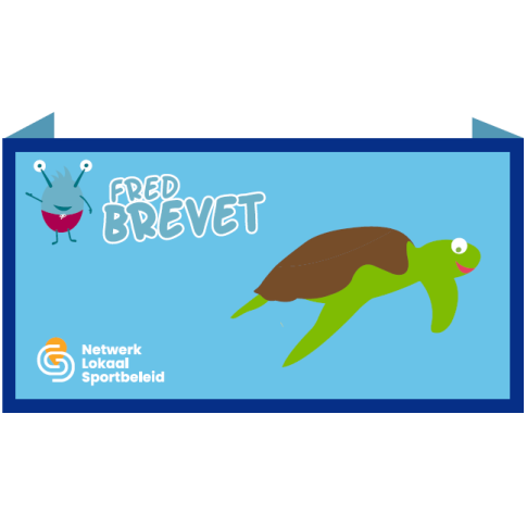 Leren overleven - Waterschildpad - Badges (10st.)