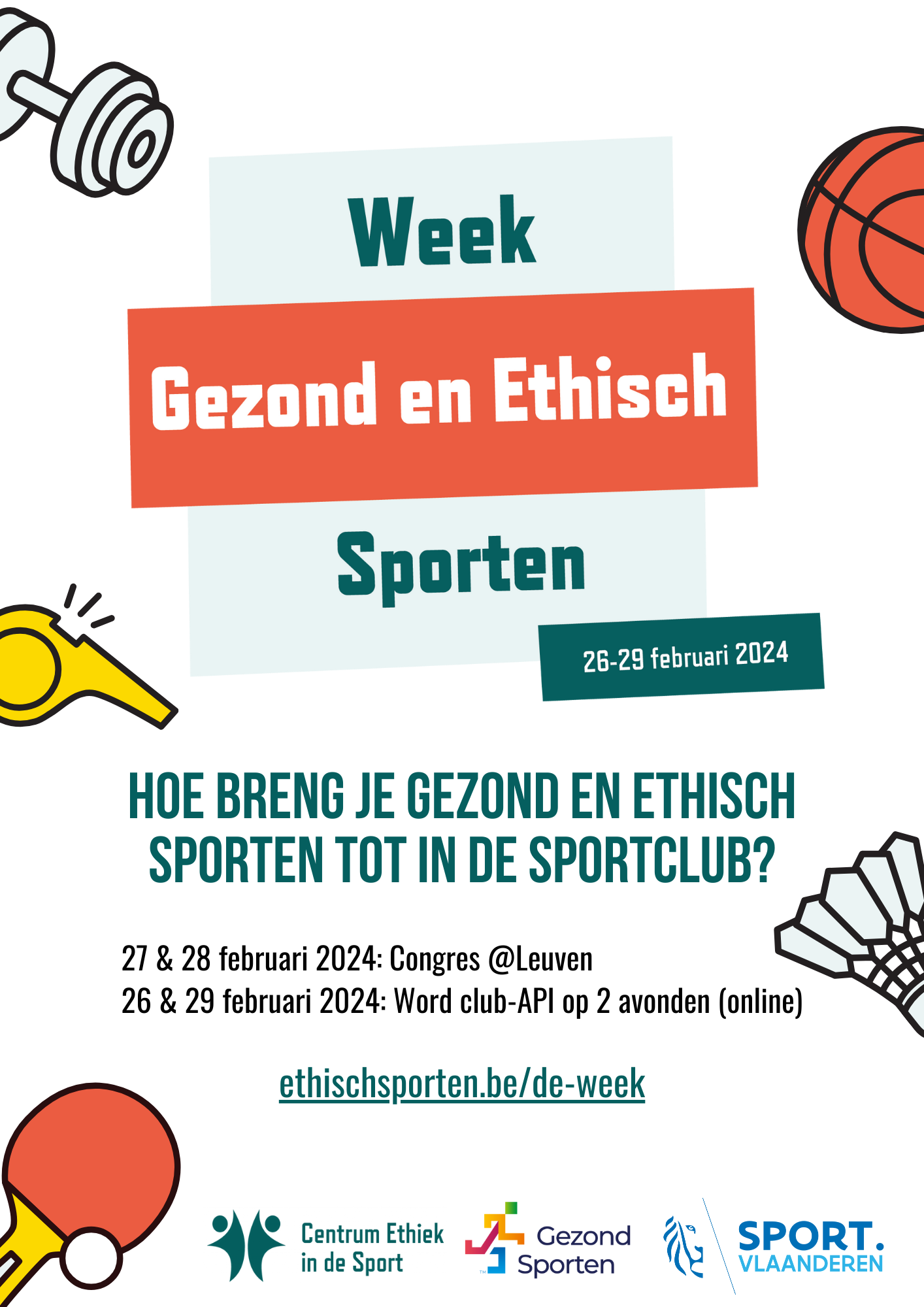 Week Gezond en Ethisch Sporten 2024 Netwerk Lokaal Sportbeleid